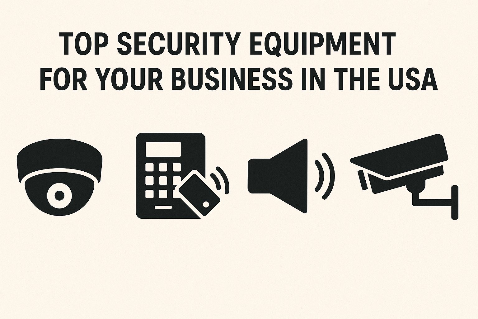 Top Security Equipment for Your Business in the USA