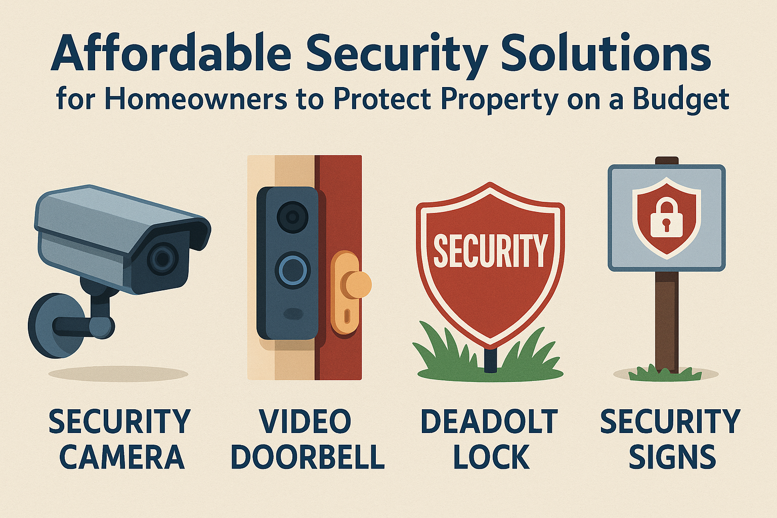 Affordable Security Solutions for Homeowners to Protect Property on a Budget