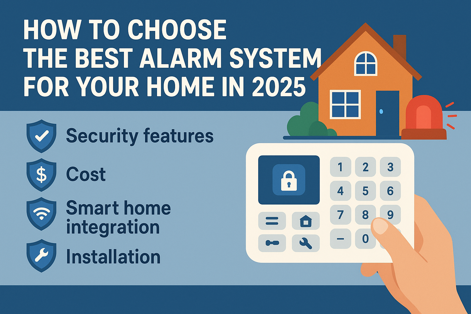 How to Choose the Best Alarm System for Your Home in 2025