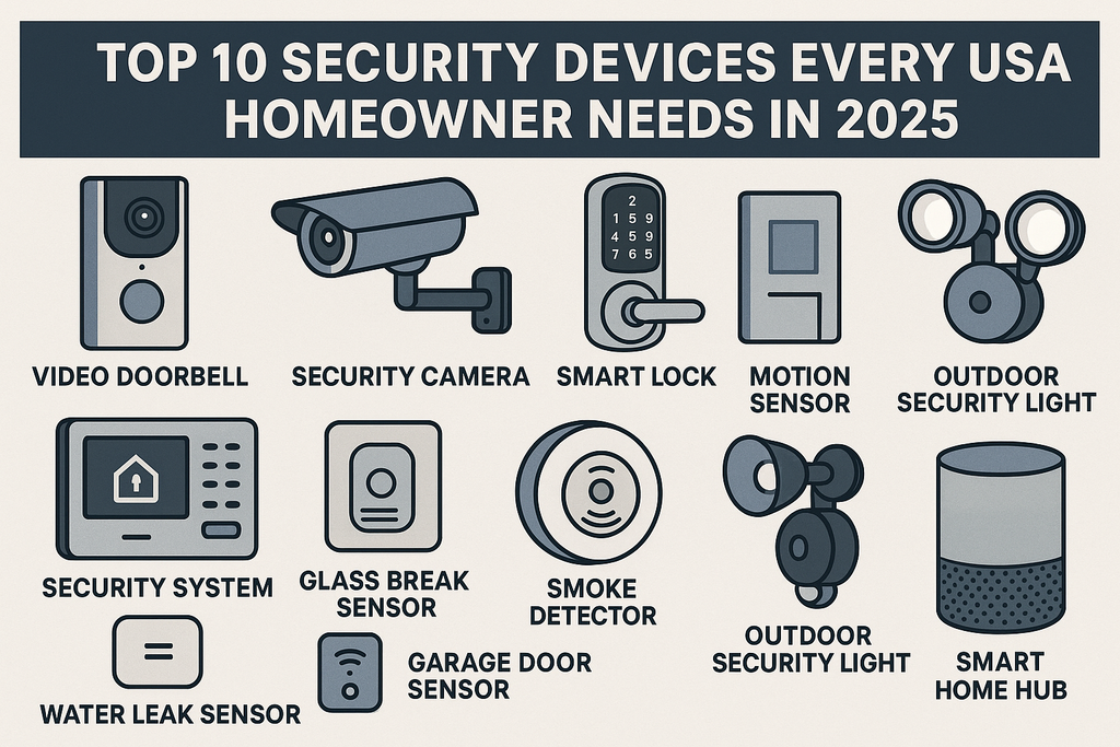 Top 10 Security Devices Every USA Homeowner Needs in 2025 – Security ...