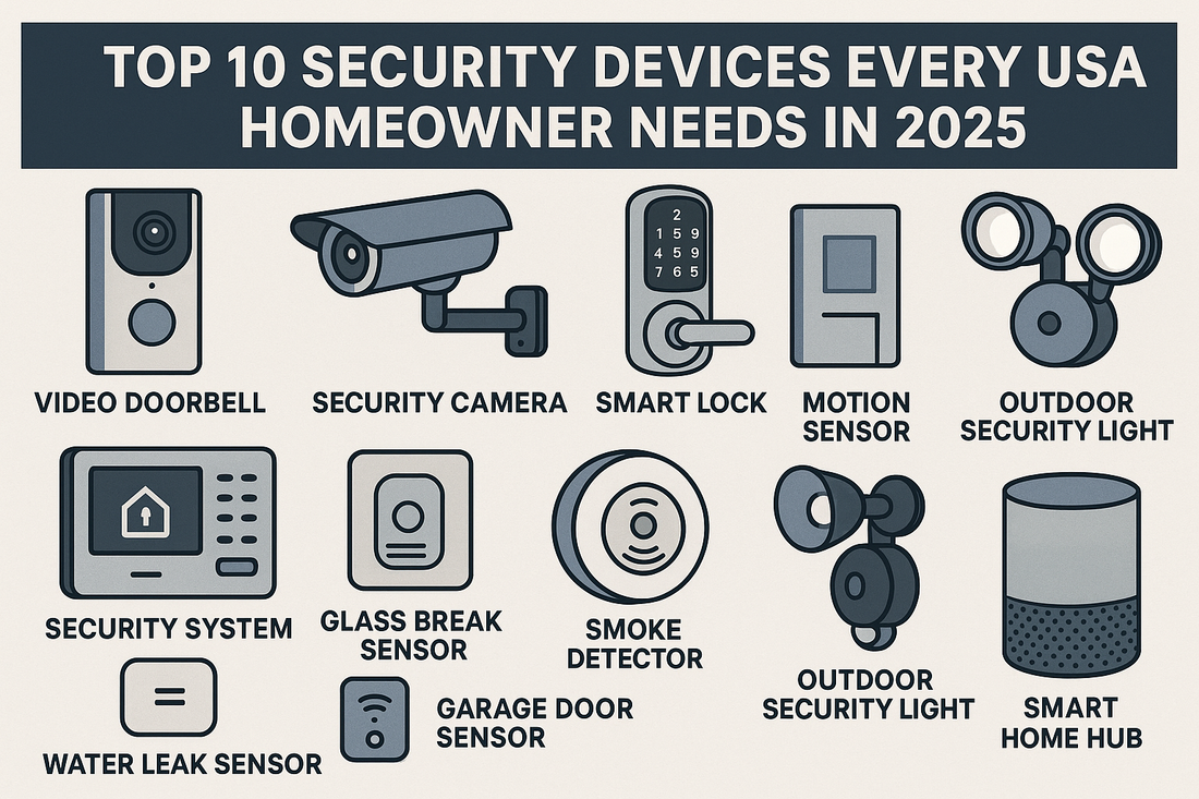 Top 10 Security Devices Every USA Homeowner Needs in 2025