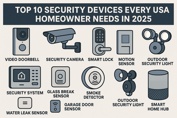 Top 10 Security Devices Every USA Homeowner Needs in 2025