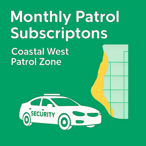 Monthly Patrol Subscriptions (Coastal West Patrol Zone)