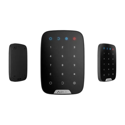 Ajax Keypad Jeweller black Wireless touch keypad used to arm/disarm
