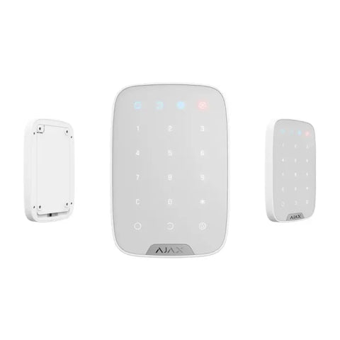 Ajax Keypad Jeweller white Wireless touch keypad used to arm/disarm