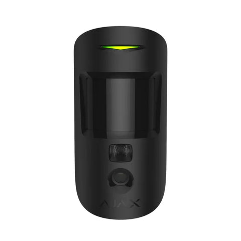 Ajax MotionCam Jeweller black Wireless IR motion detector with an