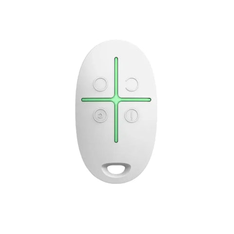 Ajax SpaceControl Jeweller white Wireless key fob with dedicated panic