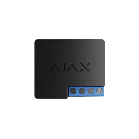 Ajax WallSwitch Jeweller black Wireless power relay to control 110/230