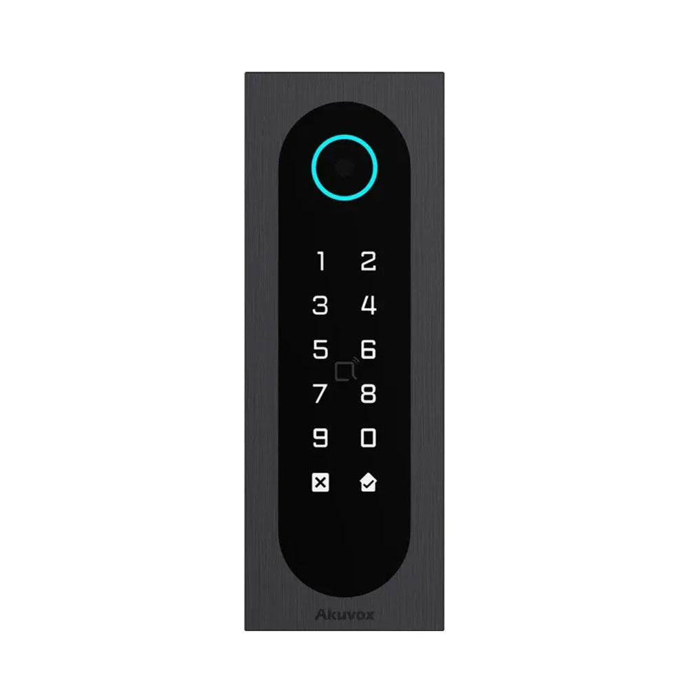 Akuvox slim access control terminal /w keypad, RFID, NFC, & QR Code