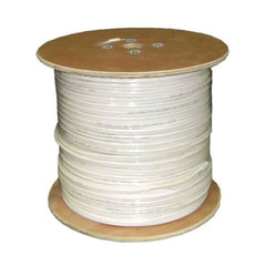 1000FT Siamese RG59U Cable – White, 95% Shield, 18/2 ETL Verified for HD Cameras