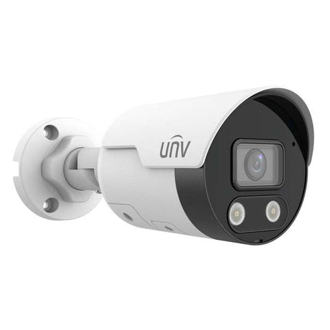 8MP Fixed Bullet IP Camera with Active Deterrence & Ultra 265 Codec