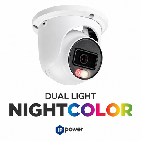 6MP / Night Color / IR+WL 2.8mm / IP Turret / IP