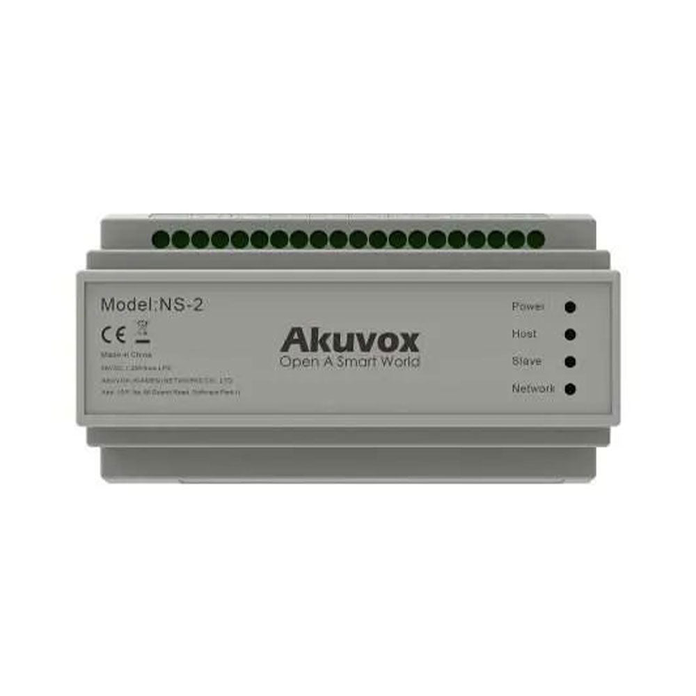 Akuvox 2-wire IP Network Switch,6 Terminals,48VDC