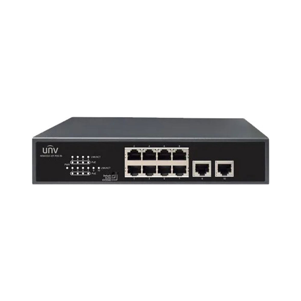 10ch PoE switch 10×100Mbps 2Gbps 1.49Mpps