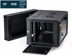 9U Double Section Rack Mount Cabinet