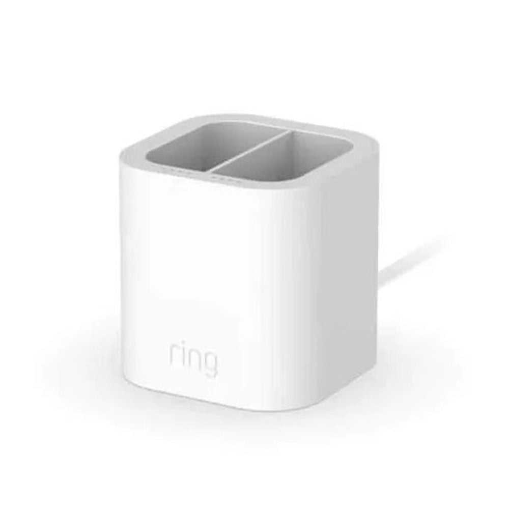 Ring Charging Station - Dual-port Dock for Ring Quick Release Batteries