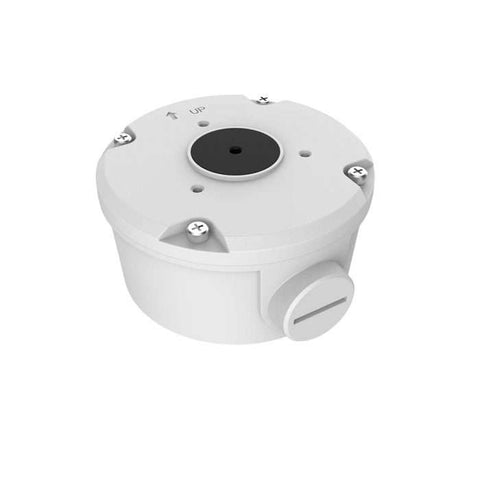 Bullet Camera Junction Box with Circular Base – Aluminum Alloy, 104.4mm Diameter
